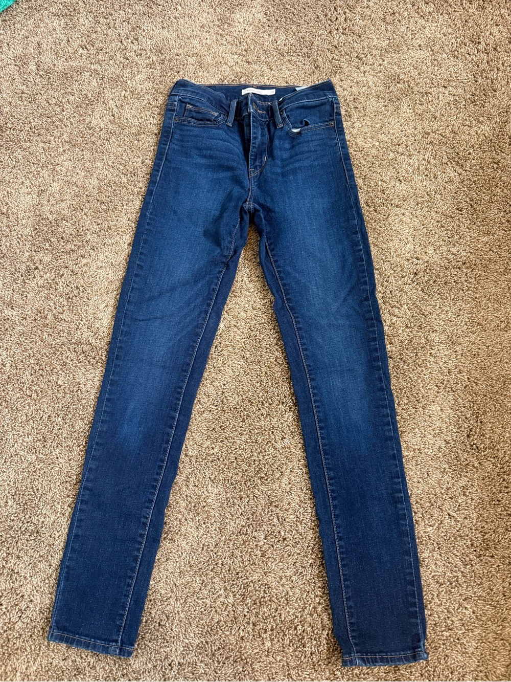 Levi's Women's Navy Blue Skinny Jeans